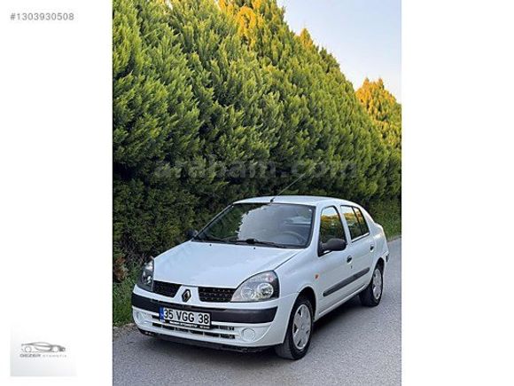 190 KM 2004 MODEL DEĞİŞENSİZ CLIO SEDAN BENZİN LPG KILİMALI