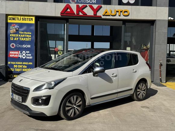 AKY AUTO'DAN 2015 PEUGEOT 3008 ALLURE DİZEL OTOMATİK 163.000 KM