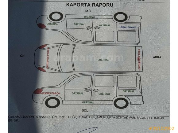 2012 FİAT DOBLO CARGO 1.3 MULTİJET