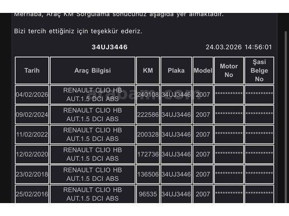 Sahibinden 1.5 dCi   -  Yeni Muayene - Ekspertizli - Servis kayıtlı 
