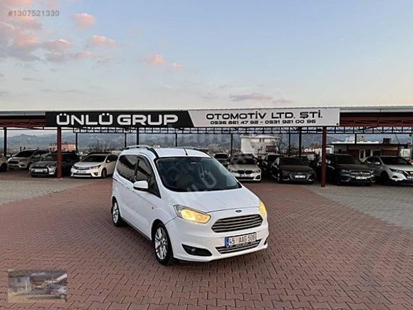 ÜNLÜ GRUP TAN 2016 ÇIKIŞLI FORD COURIER TTP OTOMOBİL RUHSATLI