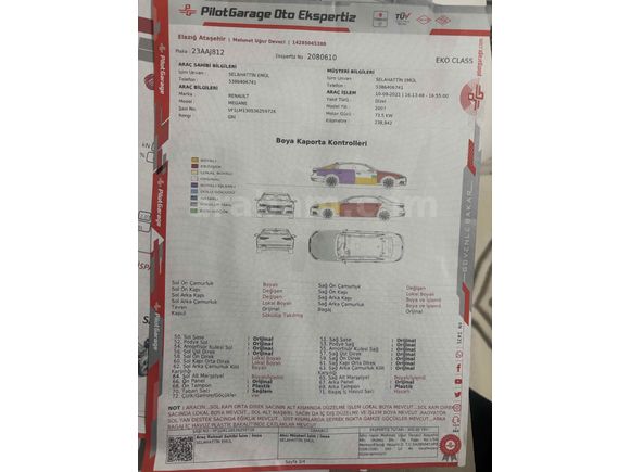 Sahibinden Renault Megane 1.5 dCi Expression 2007 Model  275.000 km Gri