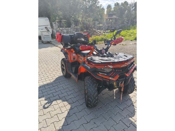 Loncin XWolf 700, 4 adet yedek lastiği ile beraber