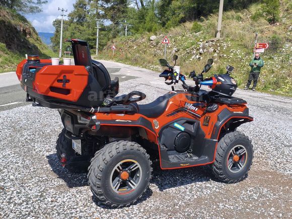 Loncin XWolf 700, 4 adet yedek lastiği ile beraber