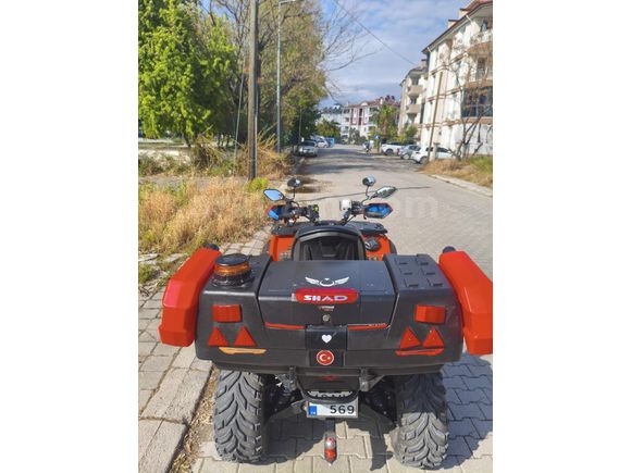 Loncin XWolf 700, 4 adet yedek lastiği ile beraber
