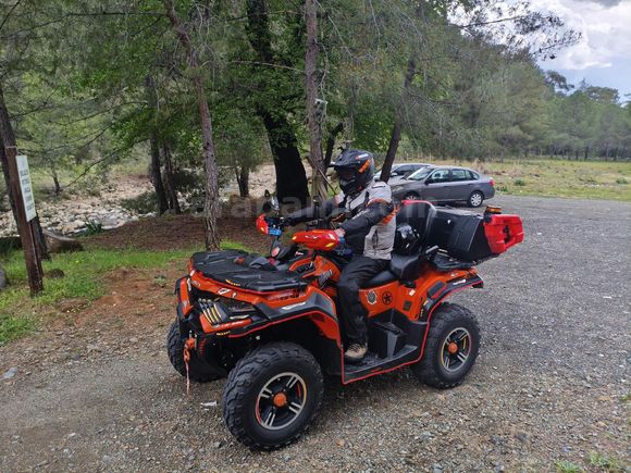 Loncin XWolf 700, 4 adet yedek lastiği ile beraber