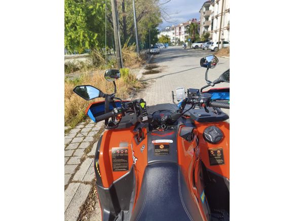 Loncin XWolf 700, 4 adet yedek lastiği ile beraber