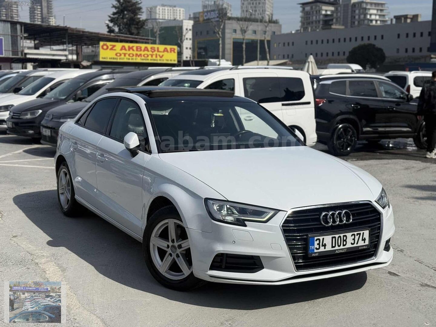 Galeriden Audi A3 Sedan 35 TFSI Dynamic 2020 Model İstanbul 126.000 km Beyaz 2