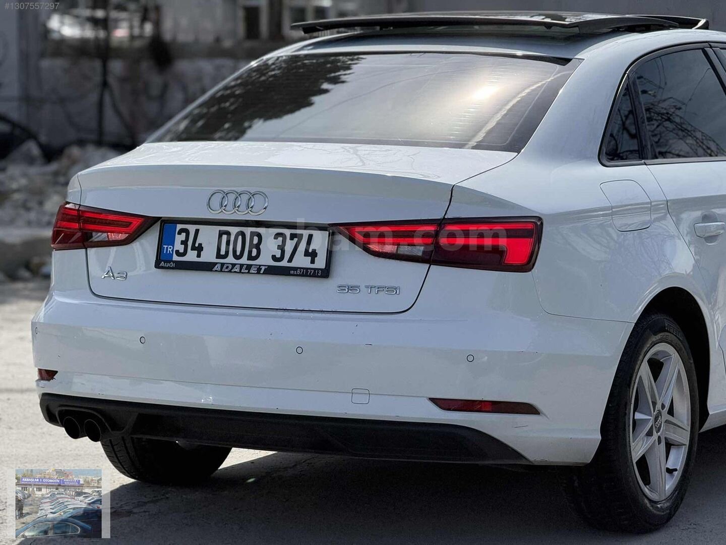 Galeriden Audi A3 Sedan 35 TFSI Dynamic 2020 Model İstanbul 126.000 km Beyaz 7