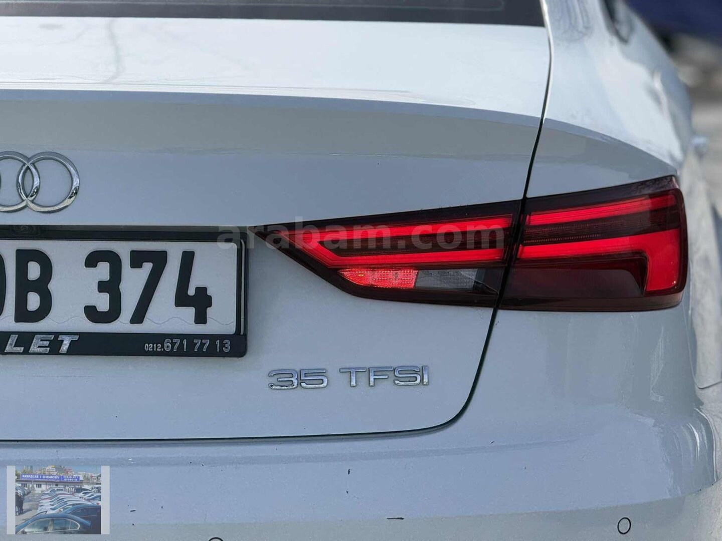 Galeriden Audi A3 Sedan 35 TFSI Dynamic 2020 Model İstanbul 126.000 km Beyaz 6