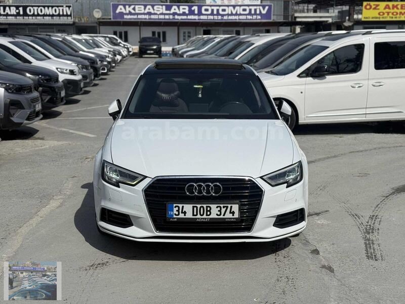 Galeriden Audi A3 Sedan 35 TFSI Dynamic 2020 Model İstanbul 126.000 km Beyaz