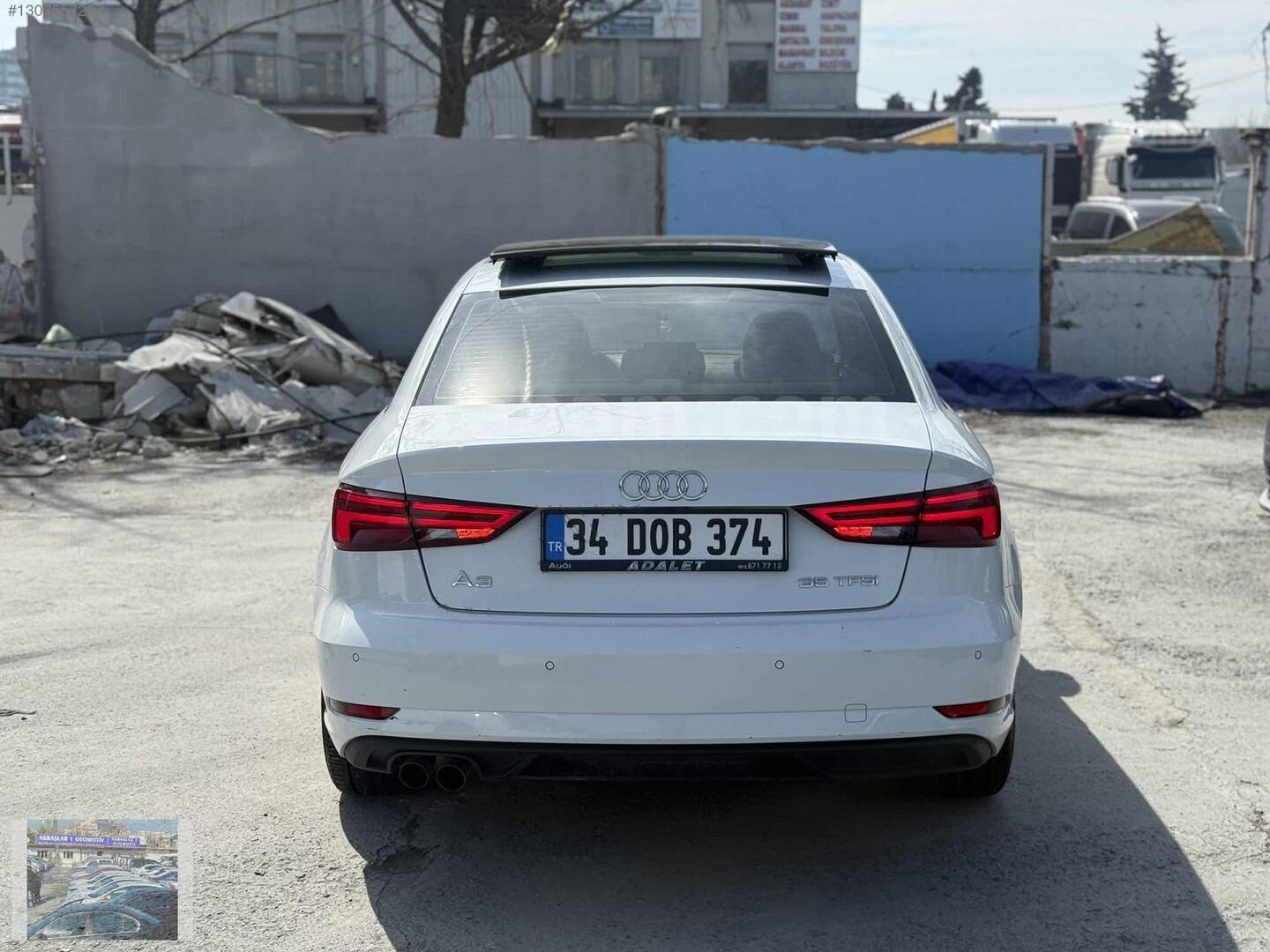 Galeriden Audi A3 Sedan 35 TFSI Dynamic 2020 Model İstanbul 126.000 km Beyaz 5