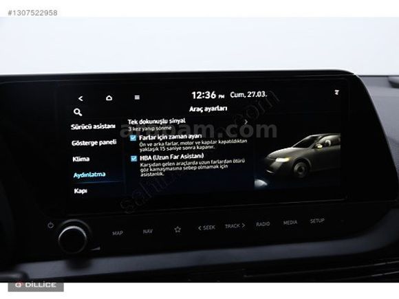 ///DİLLİCE/// 2025 HYUNDAI İ20 1.0 T-GDI STYLE + NAVİ -OTOMATİK