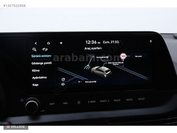 ///DİLLİCE/// 2025 HYUNDAI İ20 1.0 T-GDI STYLE + NAVİ -OTOMATİK