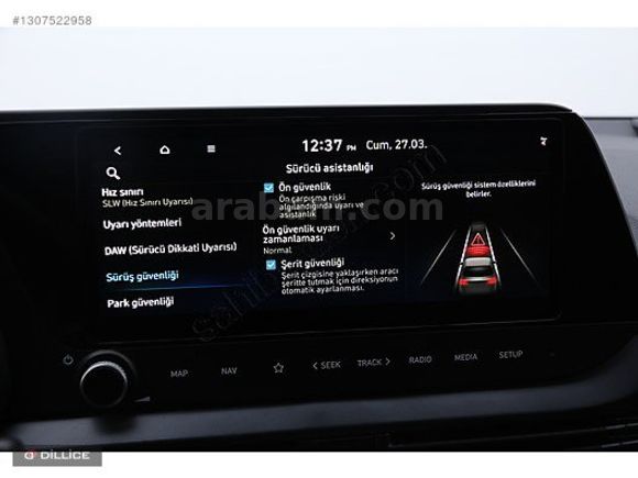///DİLLİCE/// 2025 HYUNDAI İ20 1.0 T-GDI STYLE + NAVİ -OTOMATİK