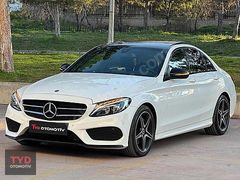 TR TEK 57 BİN KM 2017 MERCEDES C200 D CAM TAVAN HATASIZ BOYASIZ