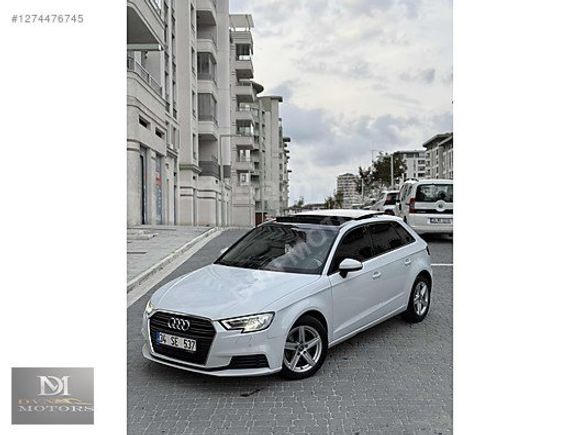2017 AUDİ A3 1.0 TFSİ SPORTBACK DYNAMİC SERVİS BAKIMLI CAM TAVAN