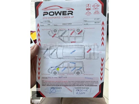 2008 MODEL KANGO ÇİFT SÜRGÜ KLİMALI MASRAFSIZ MOTOR YENİ