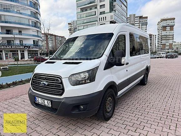 HATASIZ 2017 Model Ford Transit Uzun Şasi 155 HP 14+1 Minibüs
