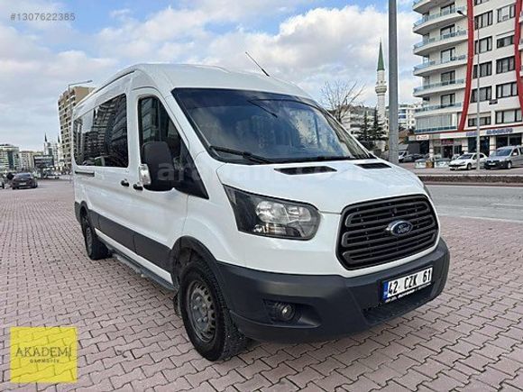 HATASIZ 2017 Model Ford Transit Uzun Şasi 155 HP 14+1 Minibüs