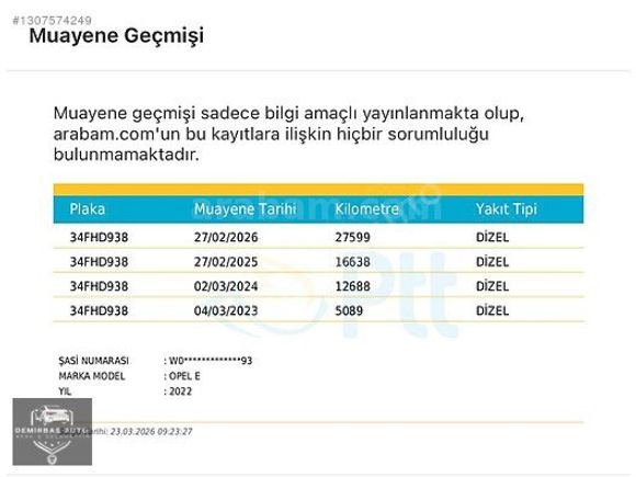 DEMİRBAŞ AUTODAN | HATASIZ-BOYASIZ | 29.000 KM | OPEL COMBO