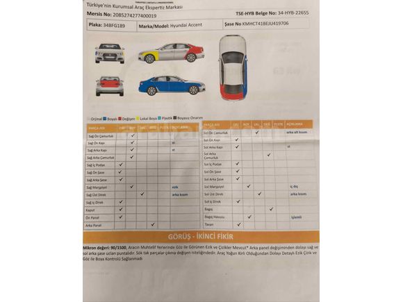 Sahibinden Hyundai Accent Blue 1.4 D-CVVT Mode Plus 2018 Model 