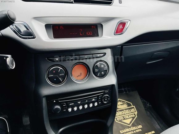 2013 MODEL CITRÖEN C3 1.4 VTI OTOMATİK 61 BİN KM'de EMSALSİZZ