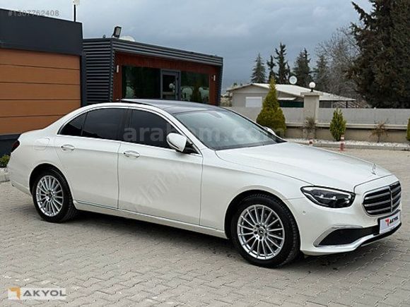 AKYOL"2022 MERCEDES E200d EXCLUSIVE 160HP COMMAND CM TVN BOYASIZ