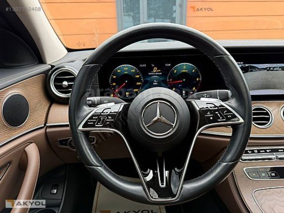 AKYOL"2022 MERCEDES E200d EXCLUSIVE 160HP COMMAND CM TVN BOYASIZ
