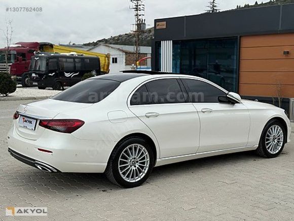 AKYOL"2022 MERCEDES E200d EXCLUSIVE 160HP COMMAND CM TVN BOYASIZ