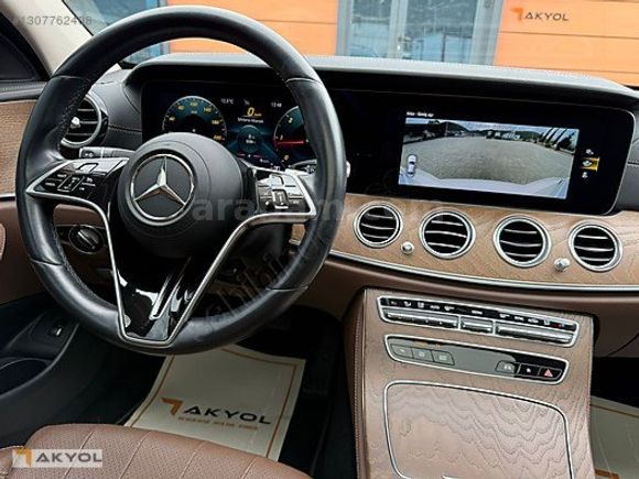 AKYOL"2022 MERCEDES E200d EXCLUSIVE 160HP COMMAND CM TVN BOYASIZ