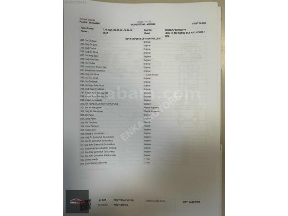 ENKA MOTORS DEĞİŞENSİZ BAKIMLI LEON FR