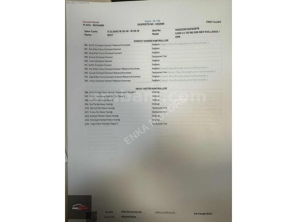 ENKA MOTORS DEĞİŞENSİZ BAKIMLI LEON FR