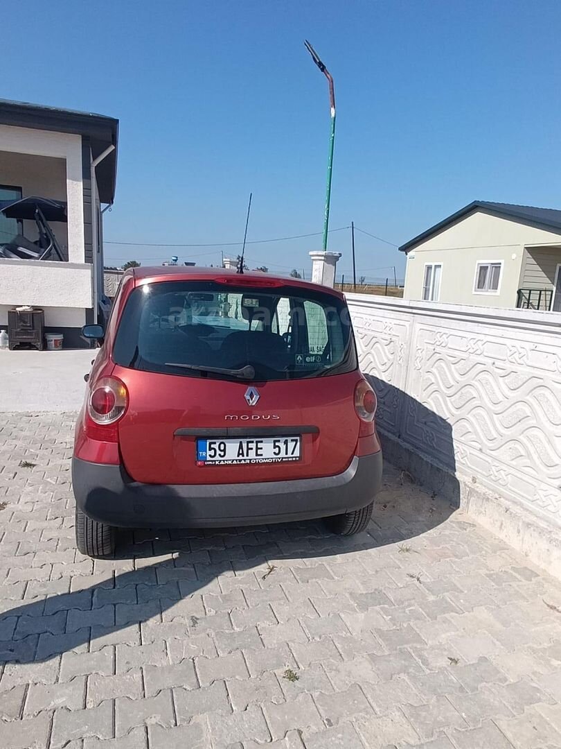 Sahibinden Renault Modus 1.4 Authentique 2007 Model Tekirdağ 137.000 km Kırmızı 6