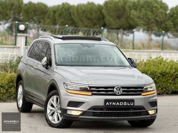 AYNAOĞLU 2016 WV TİGUAN 2.0 TDİ HİGHLİNE 159 BİN KM CAMTAVAN 4x4