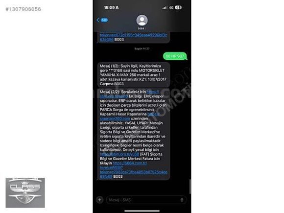 UYGUN RAKAM - XMAX250 ABS-KAZASIZ-EXTRALI-TAKAS OLUR