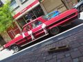 FİLM DİZİ DÜĞÜNLERE ŞOFÖRLÜ KİRALIK 1964 MODEL KIRMIZI IMPALA