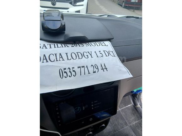 Sahibinden Dacia Lodgy 1.5 dCi Laureate 2015 Model  755.000 km Beyaz