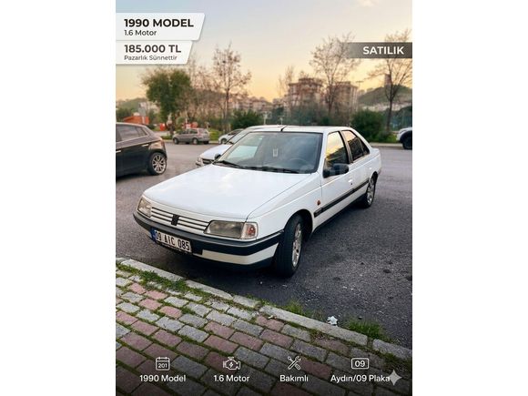 Sahibinden Peugeot 405 1.6 GRi 1990 Model