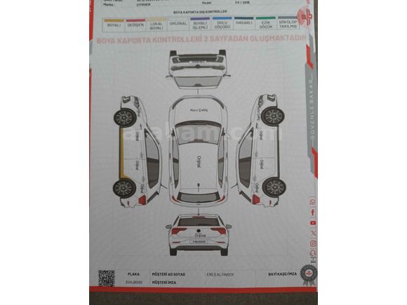 Sahibinden Citroen C4 1.6 e-HDi Confort 2015 Model 