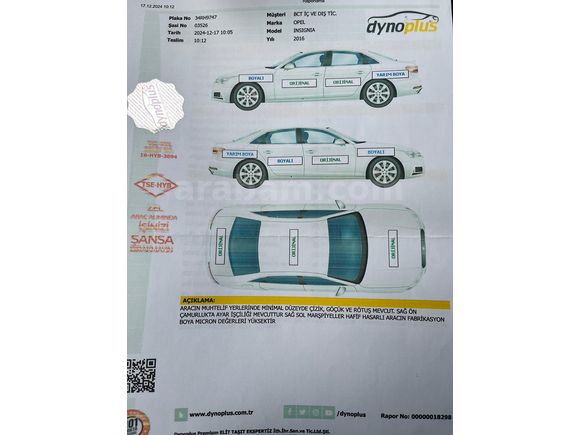 Sahibinden Opel Insignia 1.6 CDTI Design 2016 Model 
