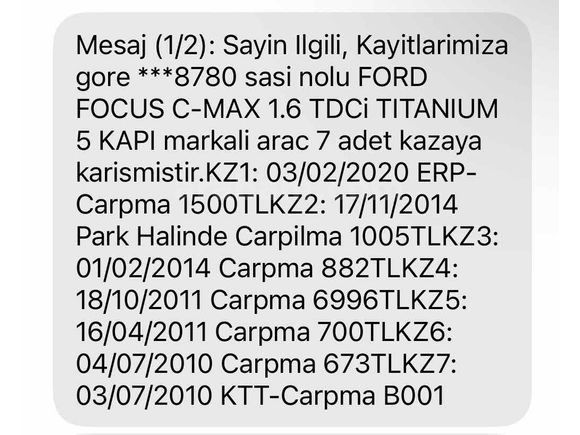 Sahibinden Ford C-Max 1.6 TDCi Titanium 2008 Model 