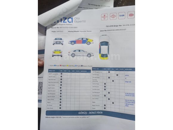 Sahibinden Hyundai Staria 2.2 CRDI Prime 2022 Model