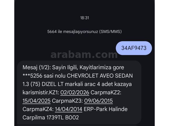 ACİL temiz diri araç pazarlıksız