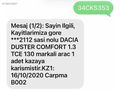 2019 DACIA DUSTER 86.000KM HATASIZ BOYASIZ