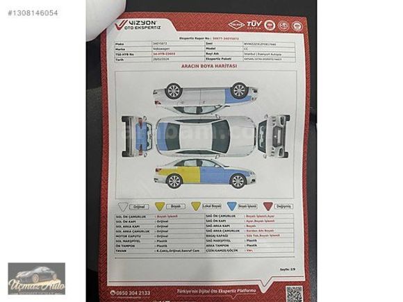 UÇMAZ AUTO'DAN CAM TAVAN FULL BAKIMLI PASSAT CC