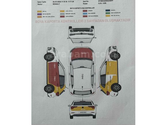 2015 CLİO 1.5dCi JOY+220.000 KM+KUSURSUZ KONDİSYON