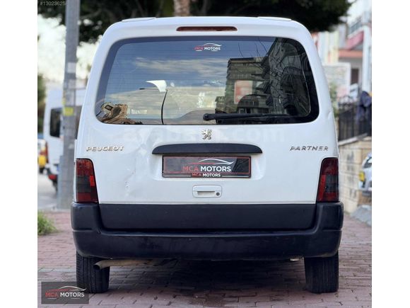 -MCA-2004 PEUGEOT PARTNER-KLİMALI-CAMLI VAN ÇİFT SÜRGÜ-TEK KAPAK