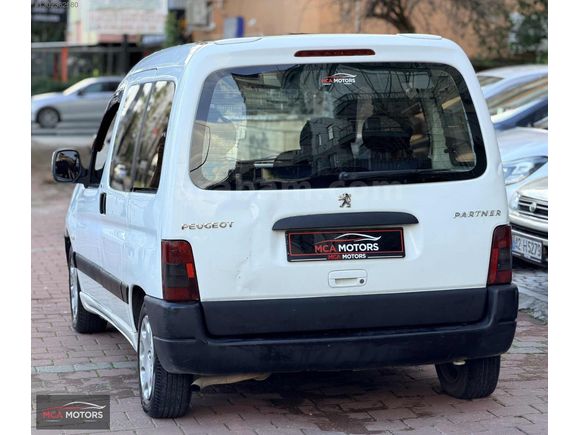 -MCA-2004 PEUGEOT PARTNER-KLİMALI-CAMLI VAN ÇİFT SÜRGÜ-TEK KAPAK