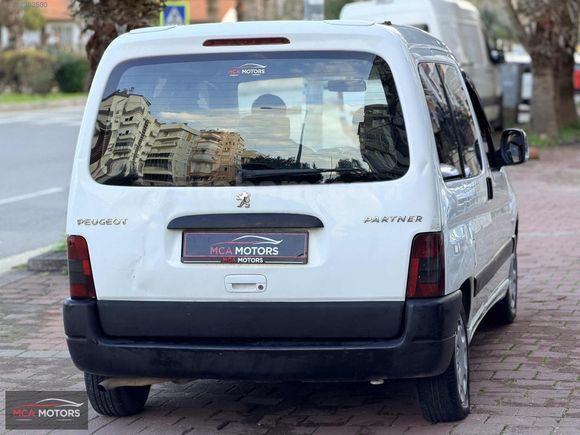 -MCA-2004 PEUGEOT PARTNER-KLİMALI-CAMLI VAN ÇİFT SÜRGÜ-TEK KAPAK
